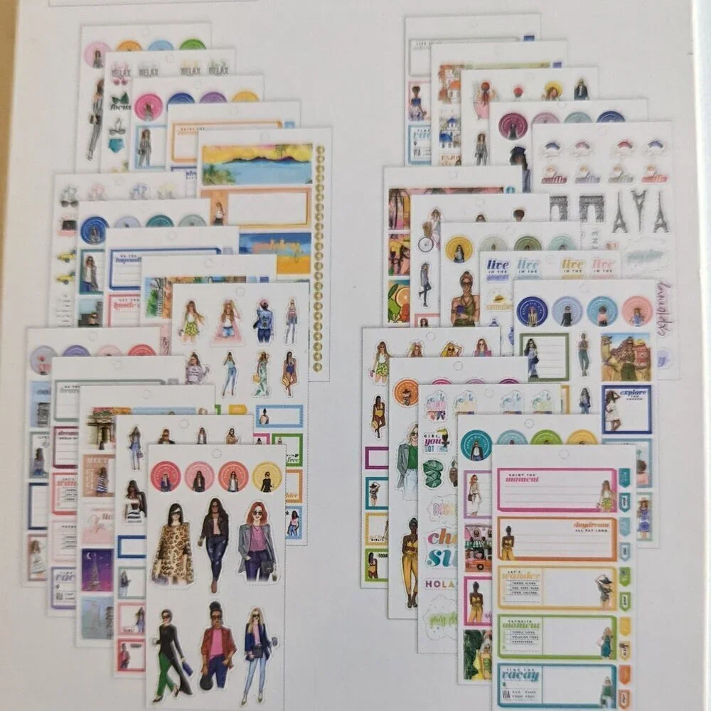 NWT Happy Planner Rong Rong 'Going Places' 544 pcs Sticker Book Mini Fashion NEW
